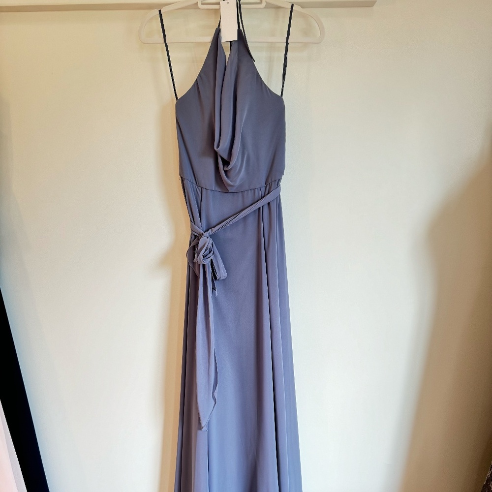Amsale - G892F - Slate Bridesmaid Dress - 8